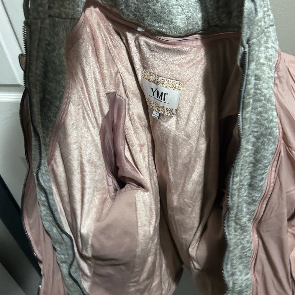 YMI Pink and Gray Jacket